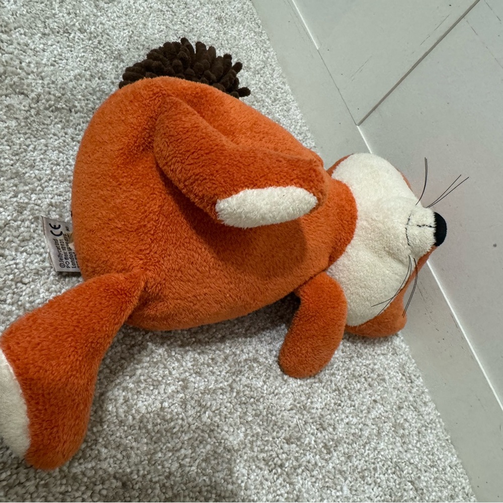 Jellycat London 12" Woodland Fox Orange Stuffed Plush Bushy Brown Tail Lovey - Picture 7 of 8